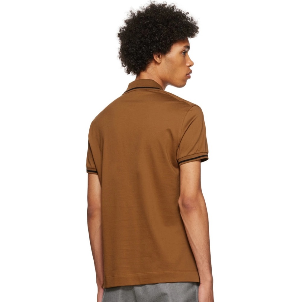 Nordstrom Light Brown Short Sleeve Polo size XL